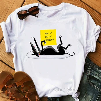 Komik Tazı Hayvan Baskı Komik T Shirt Kadın Grafik Tees Vintage beyaz tişört Femme Köpek Sevgilisi doğum günü hediyesi Temel Tshirt