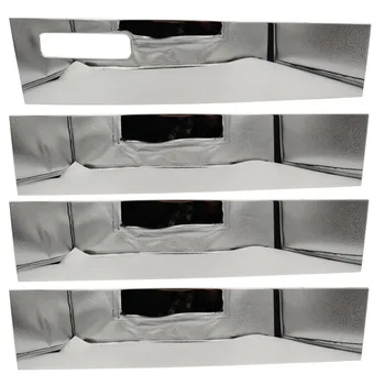 4 Adet Araba Kapı Pencere Krom Pillar Sonrası Kapak için 2015-2019 Ford F - 150 Süper / SuperCrew Kabin Dekorasyon Trim