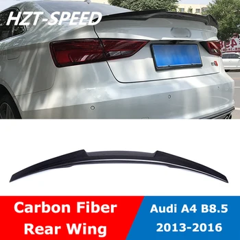 A4 B8.5 M4 Tipi Karbon Fiber Arka Kanat Spoiler İçin Audi A4 B8. 5 Araba Styling 2013-2016