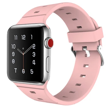 Apple İçin Bant Yumuşak Silikon Askıları İzle Bilezik İçin İzle İzle Apple akıllı İzle Serisi 2 3 1 iWatch Yedek Watchbands