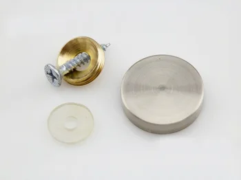 20 Adet Pirinç REKLAM Sabitleme Vidaları Cam Standoff Pin (Çap: 20mm)