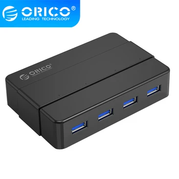 ORICO 4 Port USB 3.0 HUB 5 Gbps Süper Hızlı Taşınabilir USB Splitter İle 12V Güç Adaptörü Dizüstü Masaüstü Aksesuarları