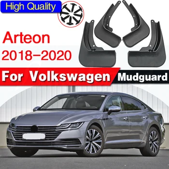 4 ADET Volkswagen VW Arteon 2018 2019 2020 Ön Arka Araba Çamurluk Çamurluk Çamur Flaps Guard Sıçrama Flap Çamurluklar Aksesuarları