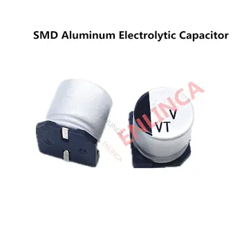 200 adet / grup 6.3 V 100uf SMD Alüminyum Elektrolitik Kapasitörler boyutu 5*5.4 100uf 6.3 V