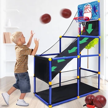 Basketbol Standı çocuk Ayarlanabilir basketbol potası Çekim şasi makinesi Çocuk Çekim Oyuncak Bebek Sepeti Kapalı Ev Açık
