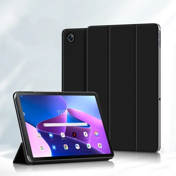 HUAWEİ İçin Lenovo Tab M10 Artı 3rd Gen Tablet Kılıf 10.6 İnç TB-125F 128F Üç katlanır standı Kapak Xiaoxin Pad 2022 Funda Durumda