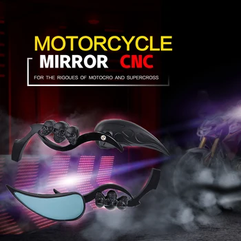Motosiklet Ayna Honda Shadow Suzuki Bulvarı Dyna Demir Sportster Fatboy Miras Softail Gece Çubuk Yol Glide Kral Vulcan