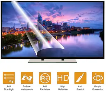 Dektron DK1632 32 inç LED HD hazır TV TV parlama önleyici mavi ışık ekran koruyucu rahatlatmak göz yorgunluğu Anti Scratch